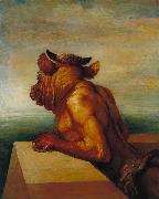 george frederic watts,o.m.,r.a. The Minotaur France oil painting artist